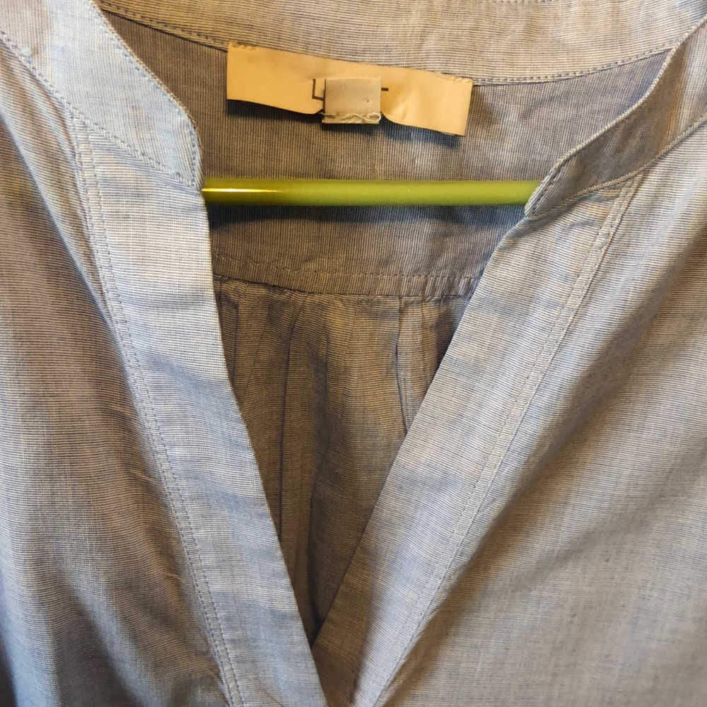 Loft light blue cotton shirt XL